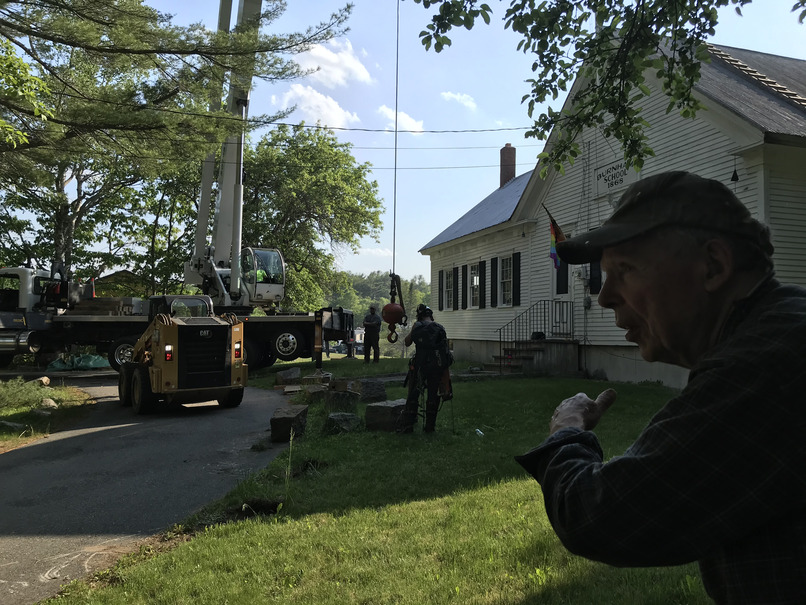 Don Curry's old School House, full of Trolley Parts