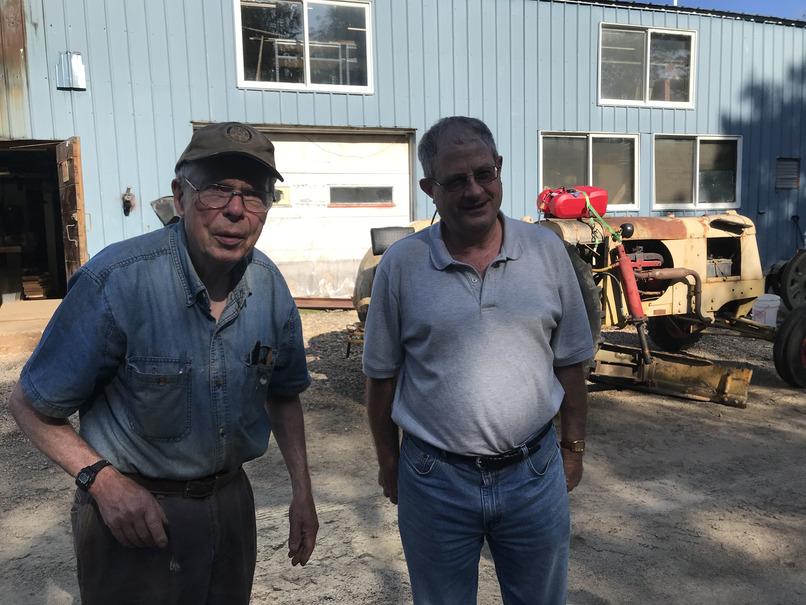 Don Curry outside the restoration shop