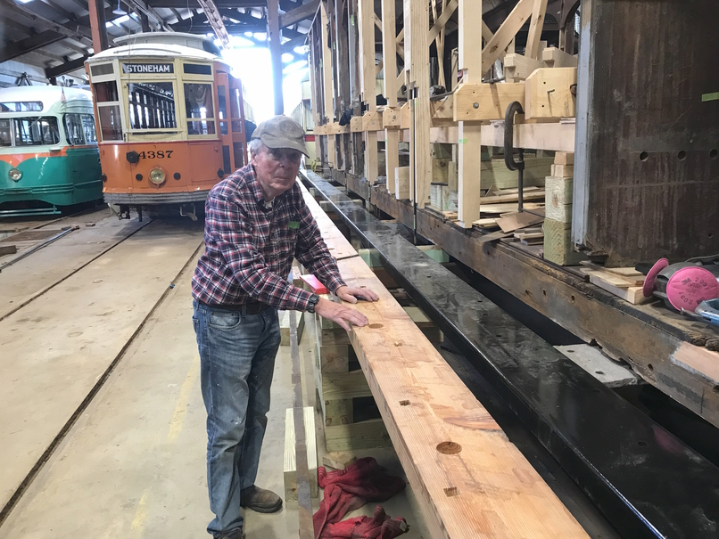 Don Curry working on the Nacissus